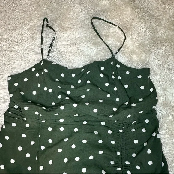 Aeropostale Green polka dot dress - Picture 4 of 10